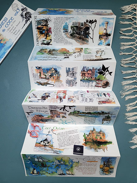 Carnet auto édité Trait(s) de côte, volume 2
