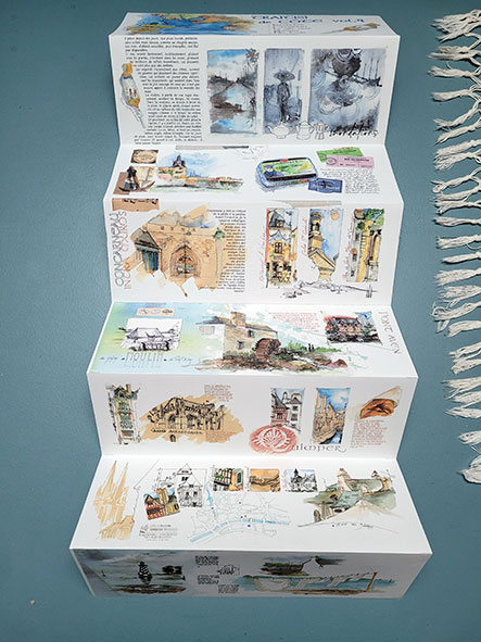 édition du carnet trait(s) de côte volume 4. Prix de vente 15 euros